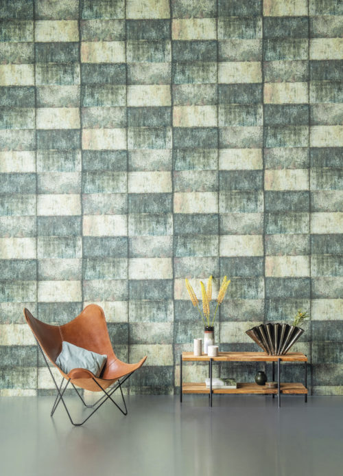Les superbes perles de verre de la collection Omexco Loft confèrent un air de magnificence aux grands espaces.